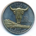 США, 1/4 доллара (2007 г.)