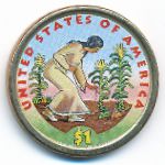 США, 1 доллар (2009 г.)