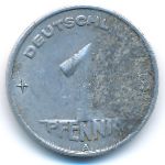 ГДР, 1 пфенниг (1949 г.)