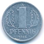German Democratic Republic, 1 pfennig, 1984