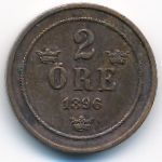 Швеция, 2 эре (1896 г.)