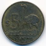 Уругвай, 5 песо (2014 г.)