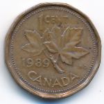 Канада, 1 цент (1989 г.)