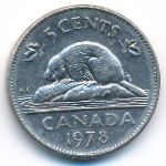 Канада, 5 центов (1978 г.)