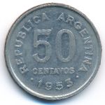 Аргентина, 50 сентаво (1953 г.)