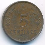 Luxemburg, 5 centimes, 1930