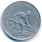 Luxemburg, 1 franc, 1957