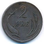 Дания, 2 эре (1874 г.)
