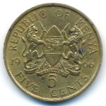 Кения, 5 центов (1966 г.)