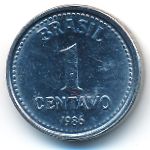 Brazil, 1 centavo, 1986