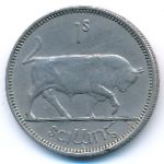 Ireland, 1 shilling, 1954