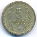 Колумбия, 5 песо (1990 г.)