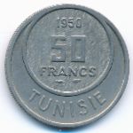 Тунис, 50 франков (1950 г.)