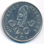 Новые Гебриды, 20 франков (1973 г.)