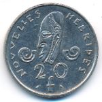Новые Гебриды, 20 франков (1973 г.)
