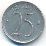 Belgium, 25 centimes, 1964