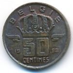 Бельгия, 50 сентим (1998 г.)