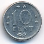 Антильские острова, 10 центов (1976 г.)