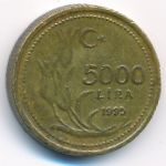 Турция, 5000 лир (1995 г.)