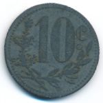 Алжир, 10 сентим (1917 г.)