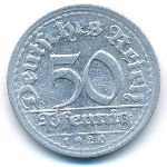 Веймарская республика, 50 пфеннигов (1920 г.)