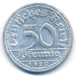 Веймарская республика, 50 пфеннигов (1922 г.)