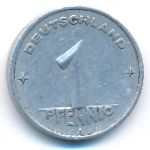 ГДР, 1 пфенниг (1950 г.)
