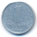 German Democratic Republic, 1 pfennig, 1985
