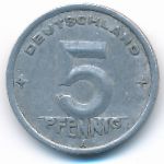 ГДР, 5 пфеннигов (1949 г.)