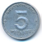 ГДР, 5 пфеннигов (1950 г.)