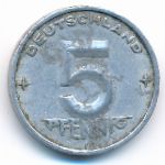 ГДР, 5 пфеннигов (1952 г.)