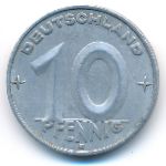 ГДР, 10 пфеннигов (1952–1953 г.)
