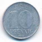 German Democratic Republic, 10 pfennig, 1979