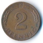 ФРГ, 2 пфеннига (1979 г.)