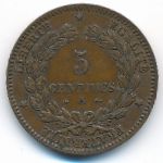 France, 5 centimes, 1876