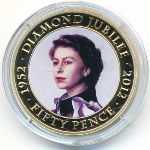 Гернси, 50 пенсов (2012 г.)