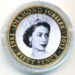 Jersey, 50 pence, 2011