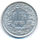 Швейцария, 1 франк (1952 г.)