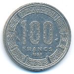 Центральная Африка, 100 франков (1998 г.)