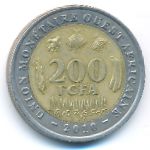 Западная Африка, 200 франков (2010 г.)