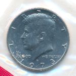 USA, 1/2 dollar, 1973