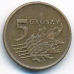 Poland, 5 groszy, 1991