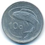 Мальта, 10 центов (1986 г.)
