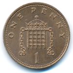 Великобритания, 1 пенни (1988 г.)