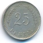 Finland, 25 pennia, 1921