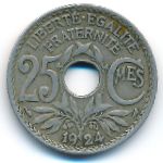France, 25 centimes, 1924