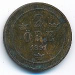 Швеция, 2 эре (1891 г.)