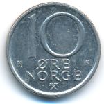 Норвегия, 10 эре (1991 г.)