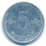Finland, 5 pennia, 1986