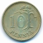 Финляндия, 10 пенни (1971 г.)